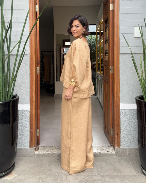 Biella Set aus reinem Leinen