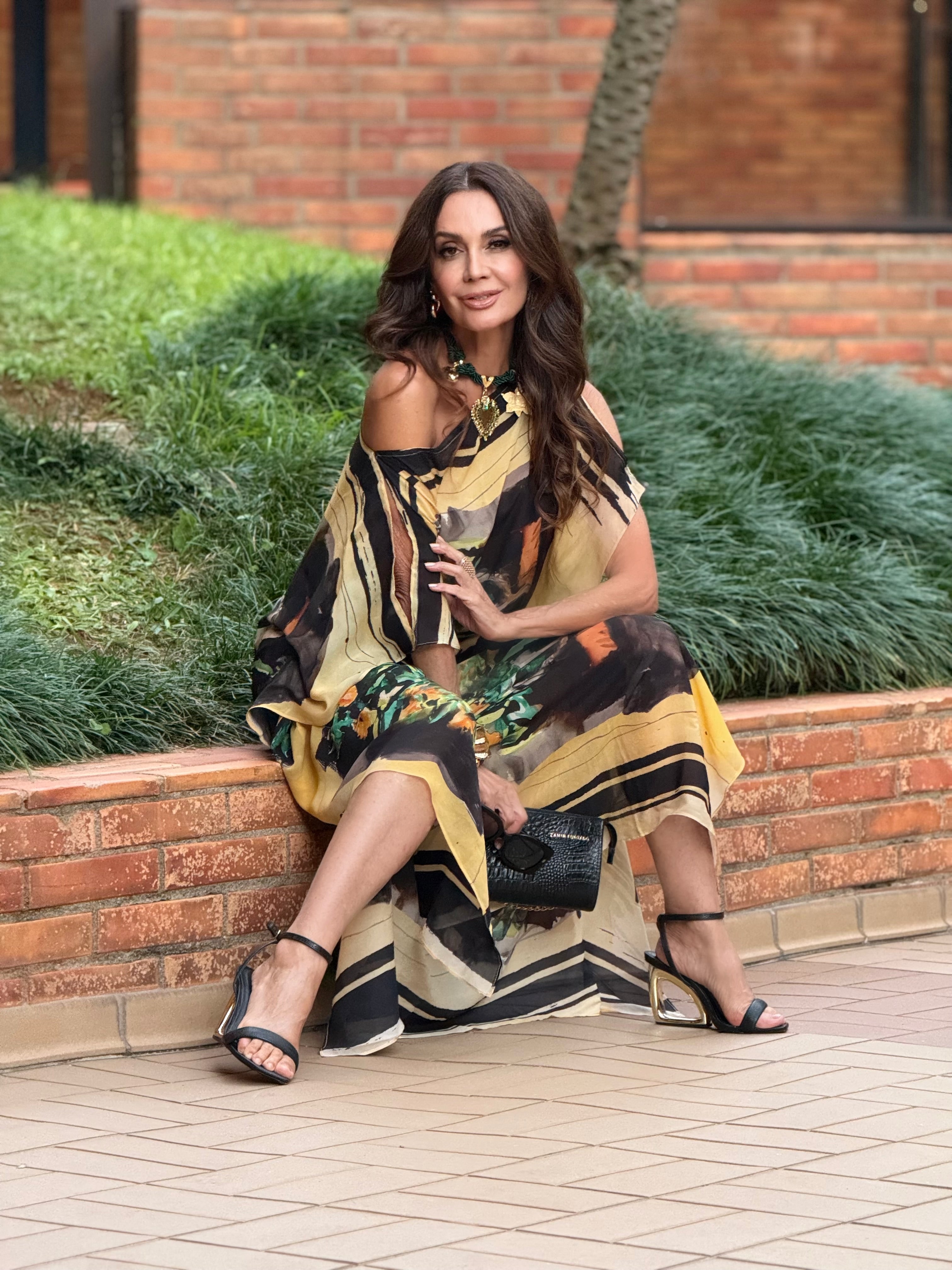 Kaftan-Kleid Atelier – Look 4