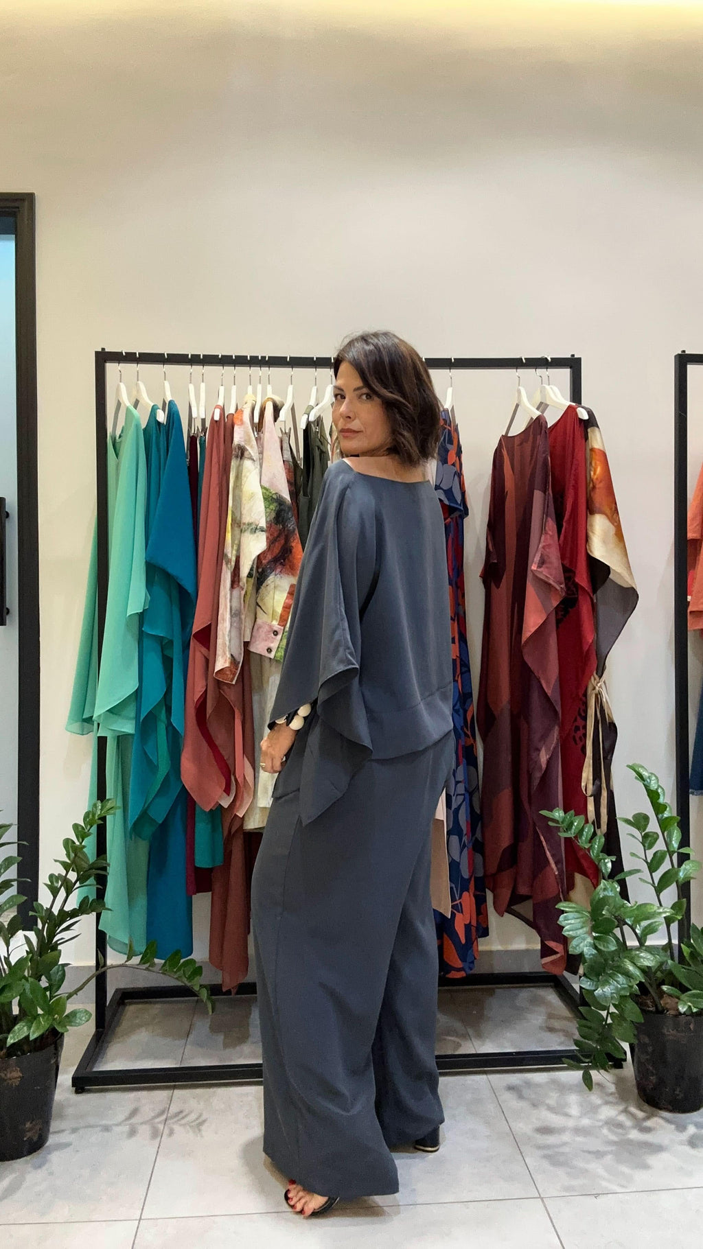 Kimono-Ensemble Seide – Look 5