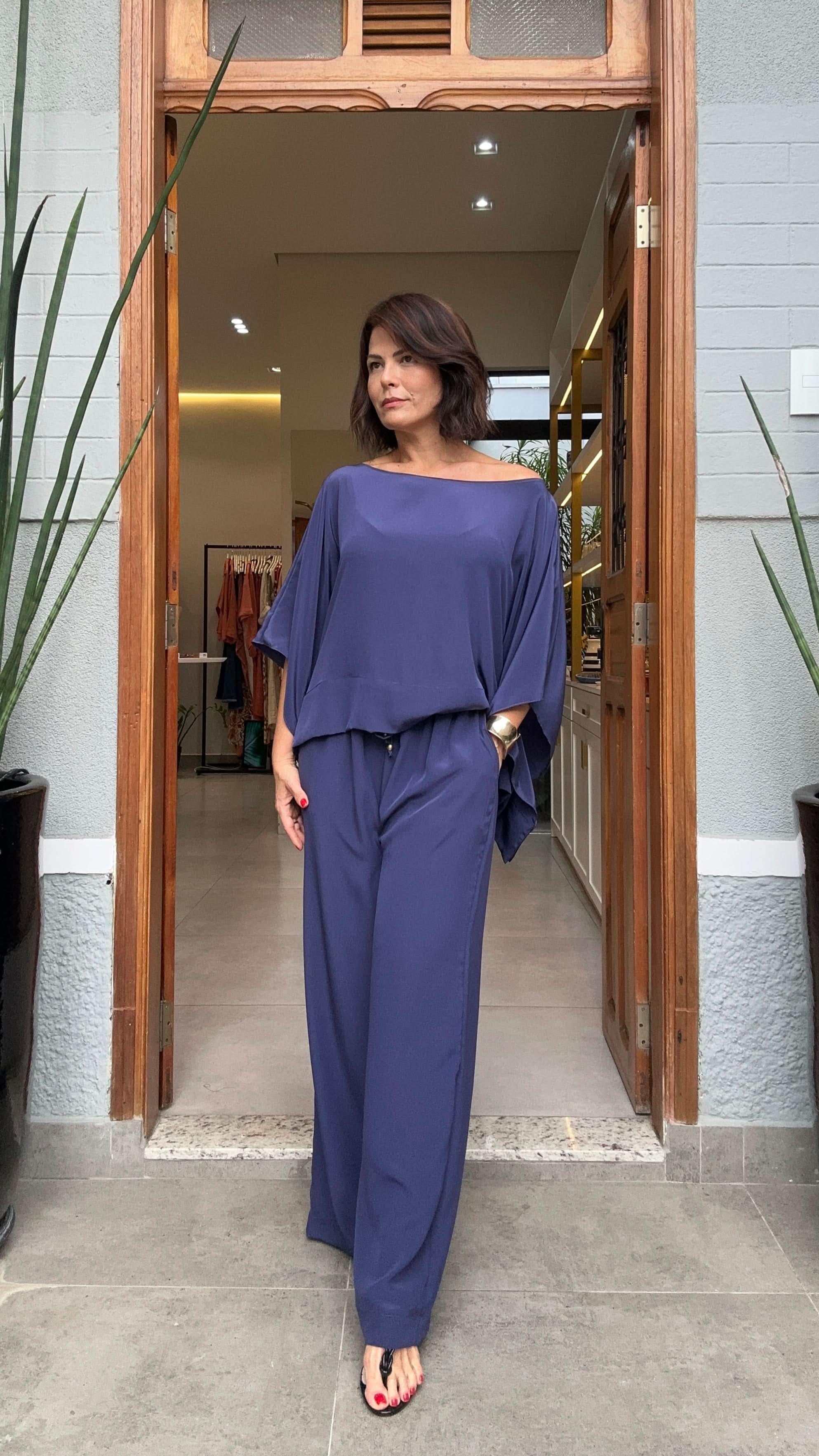 Kimono-Ensemble Seide – Look 4