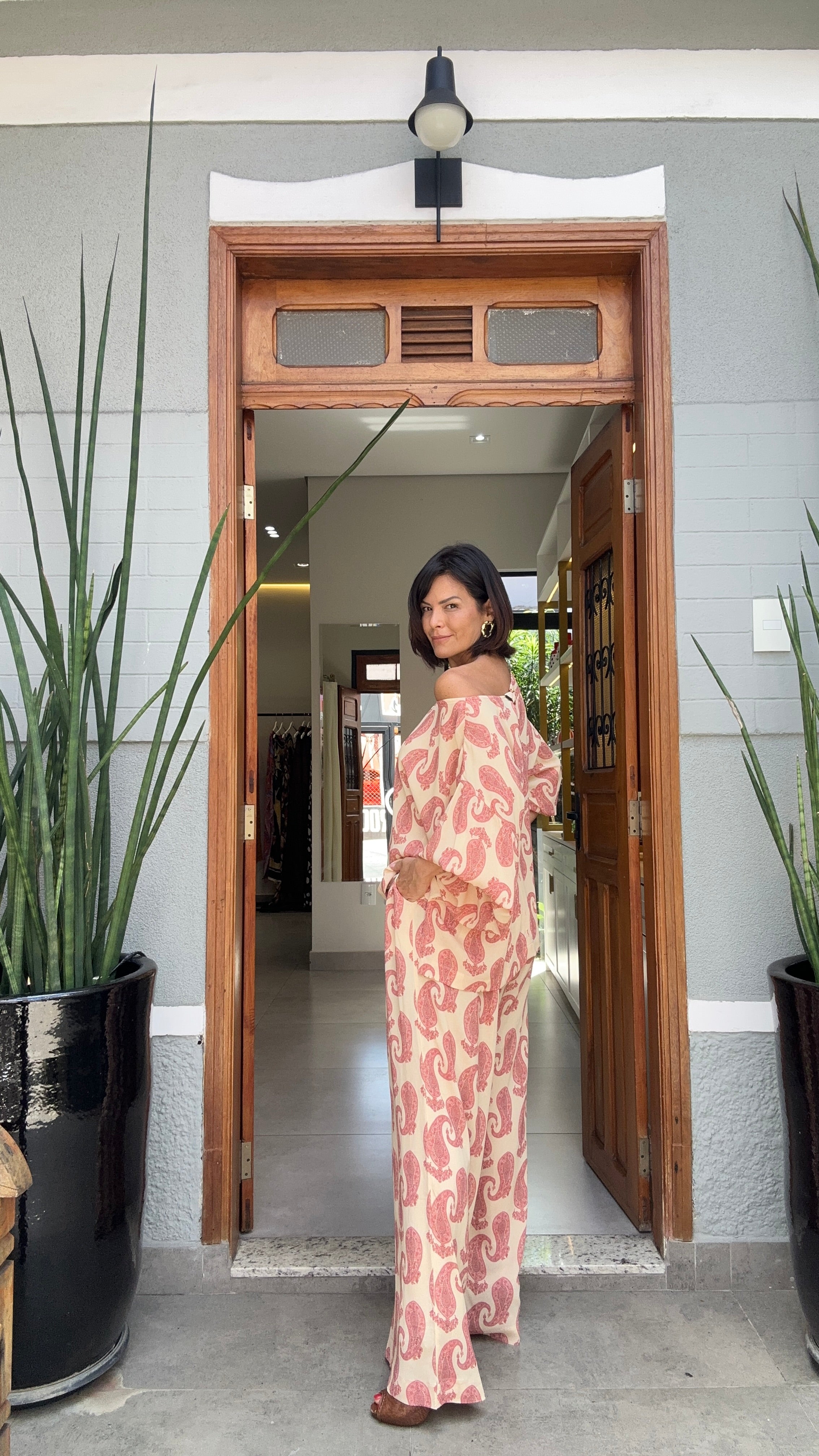 Ensemble Paisley – Stoffdetail