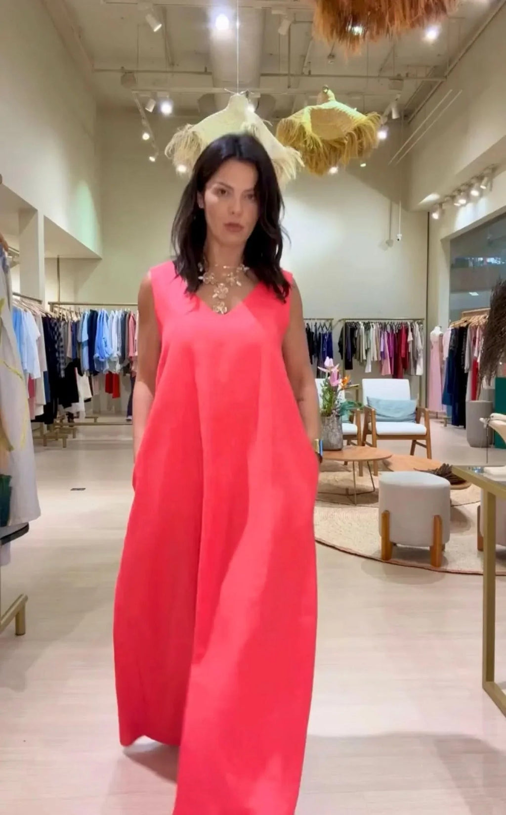 Kleid Paula Kirschrot – Eleganter Look