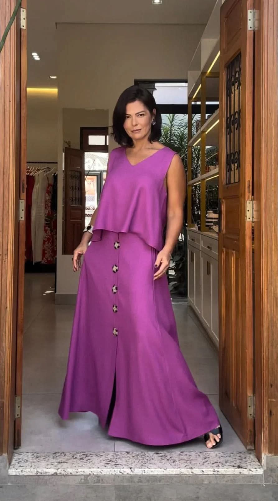 Ensemble Fernanda – Orchidee-Look