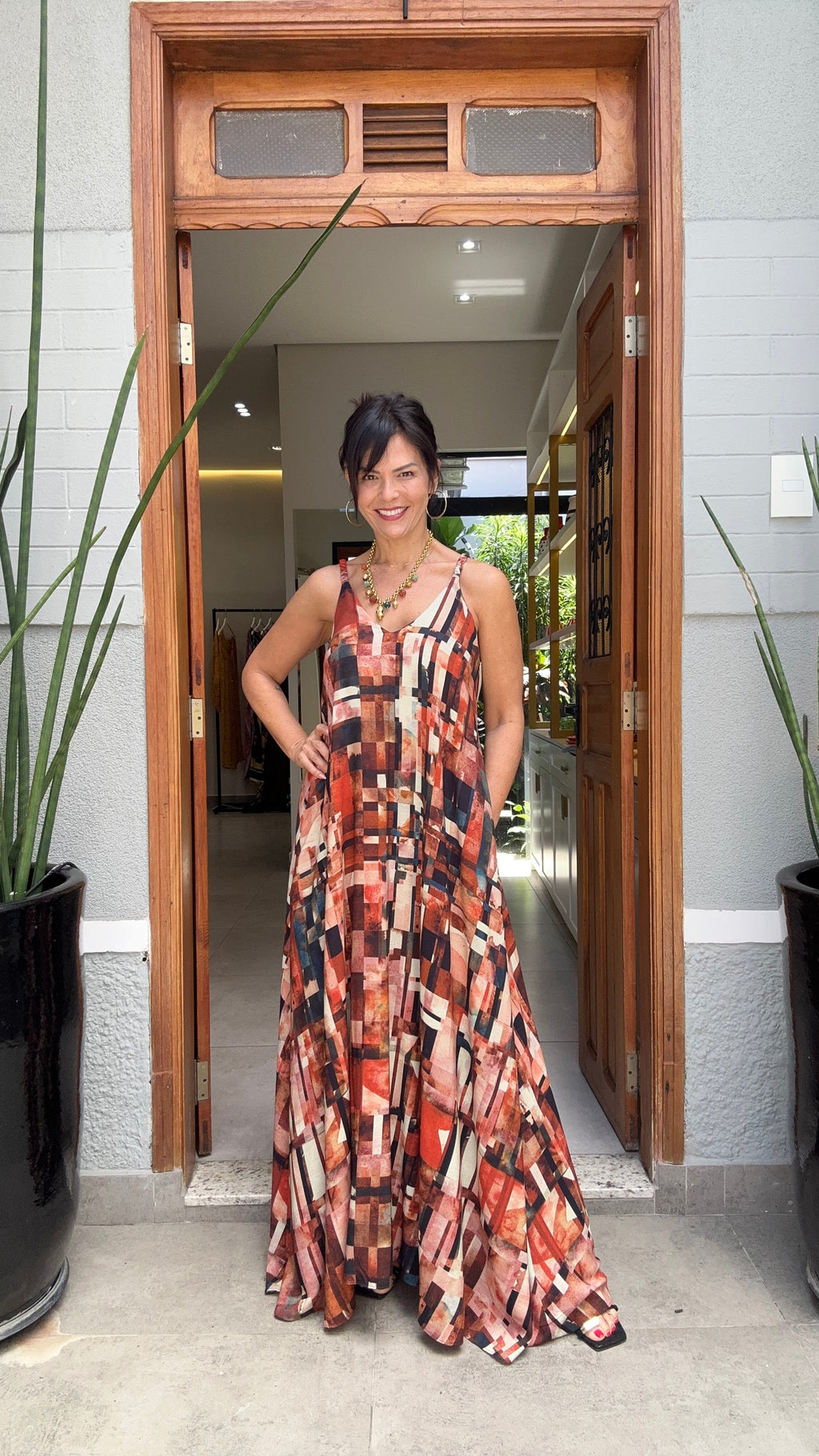 Trägerkleid Detroit – Vorderansicht