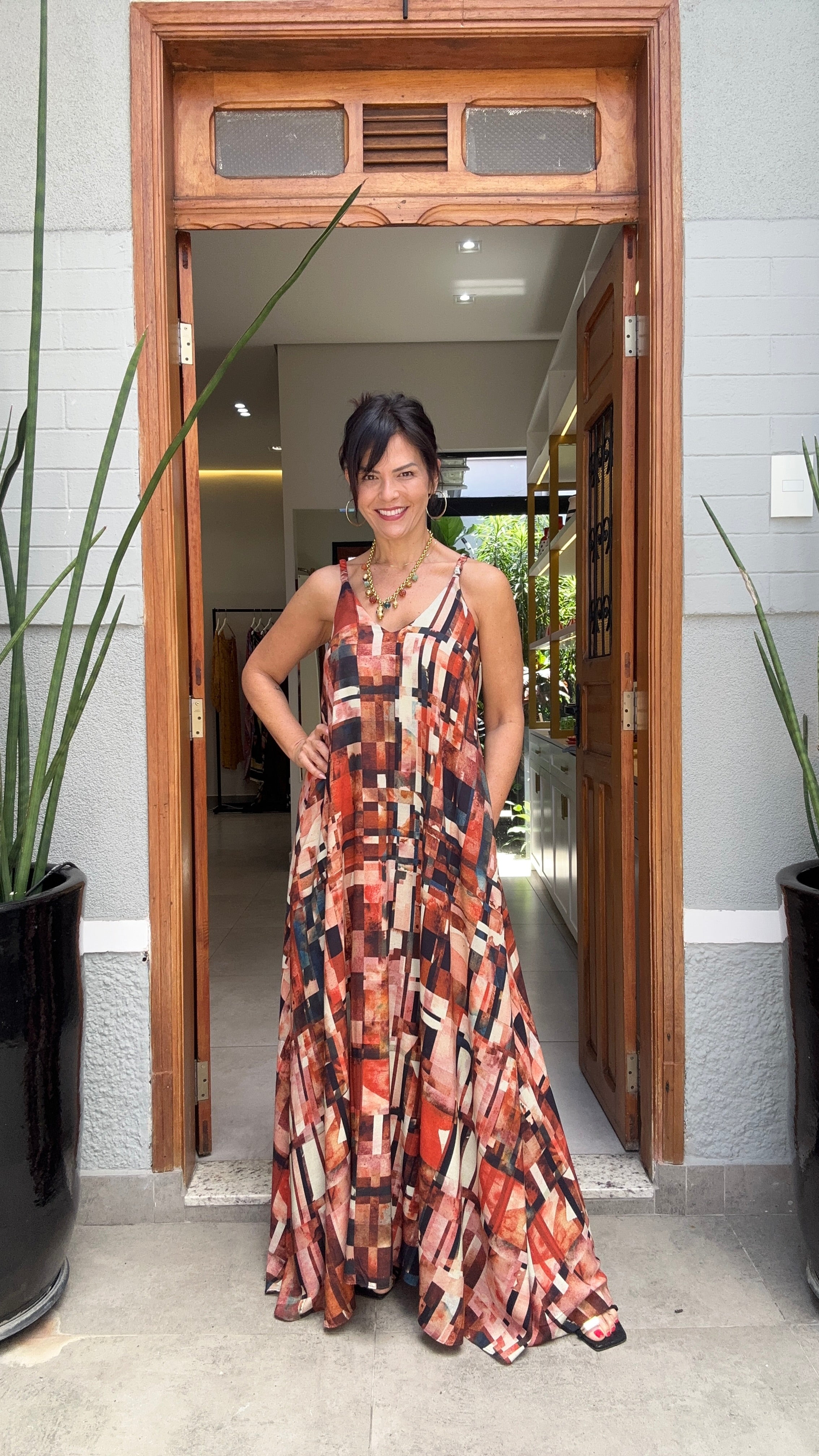 Trägerkleid Detroit – Vorderansicht