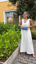 Kleid Paula Off-White – Vorderansicht