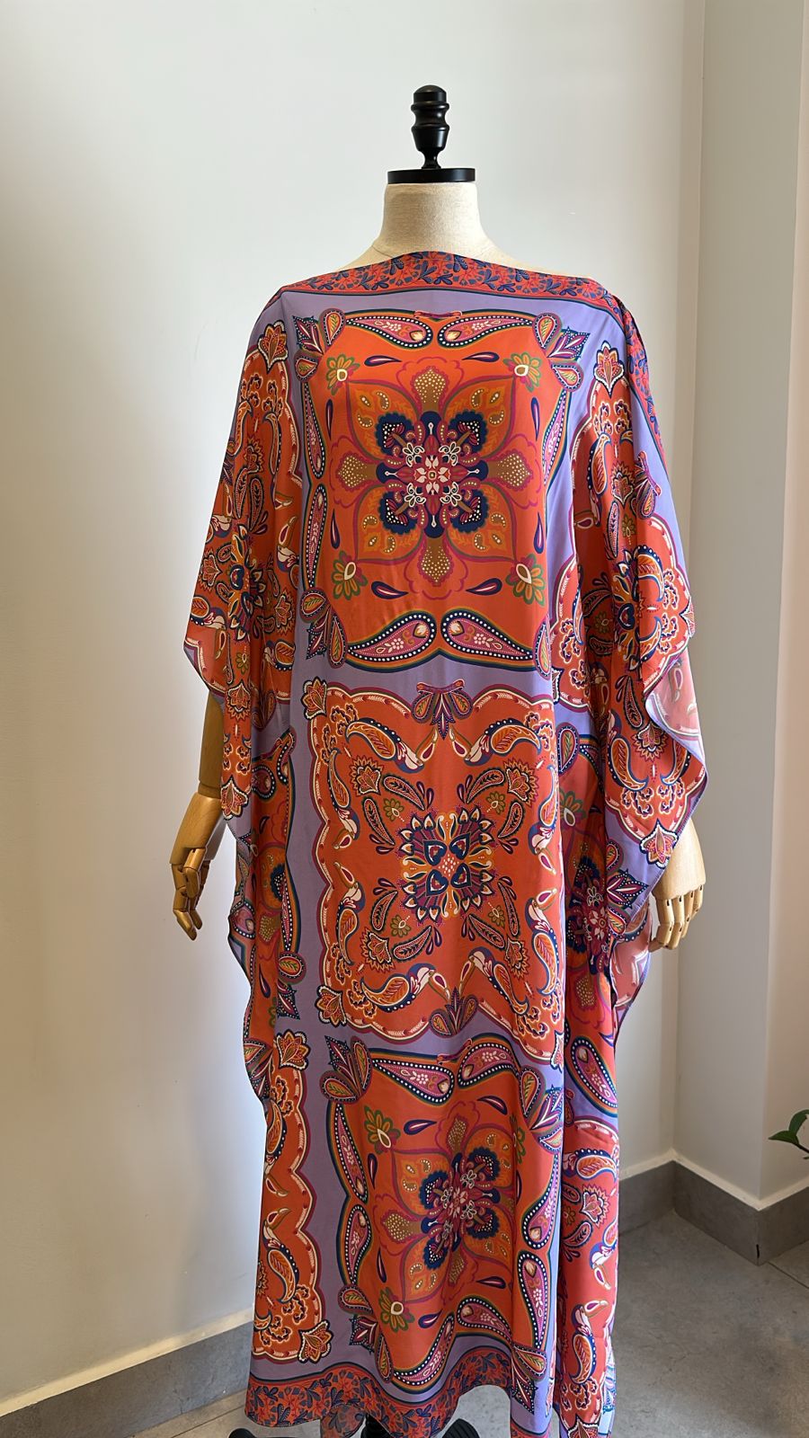 Kaftan-Kleid Jaipur – Stoffdetail