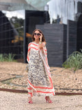Kaftan-Kleid Tahiti – Vorderansicht