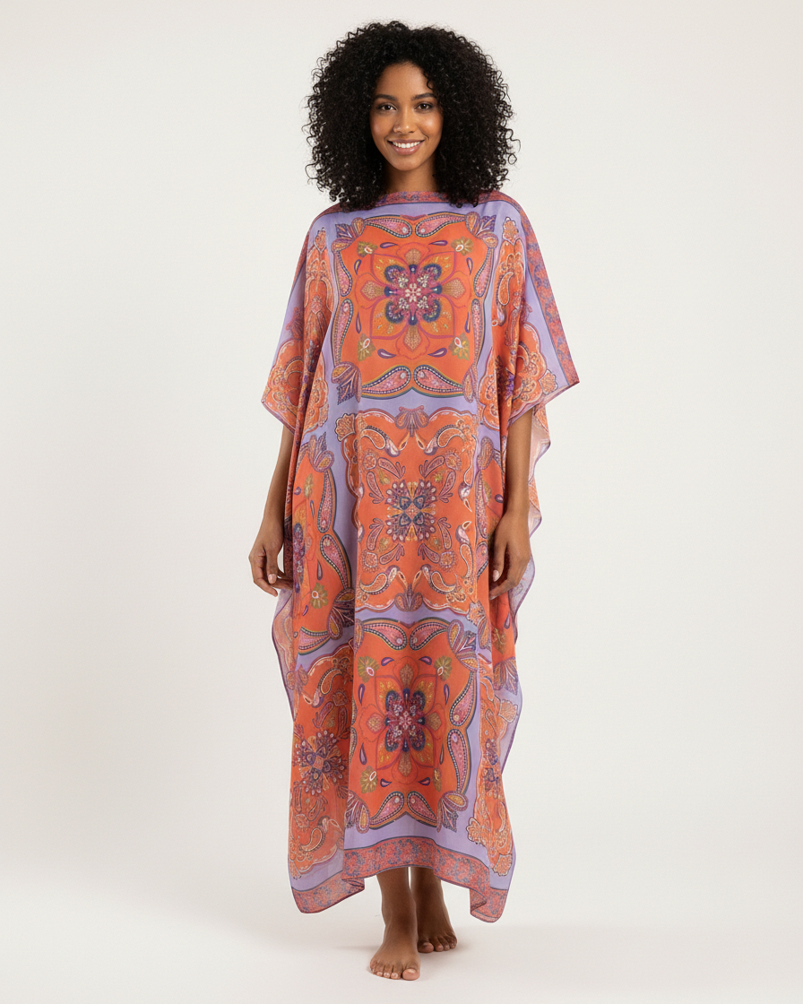 Kaftan-Kleid Jaipur – Seitenansicht