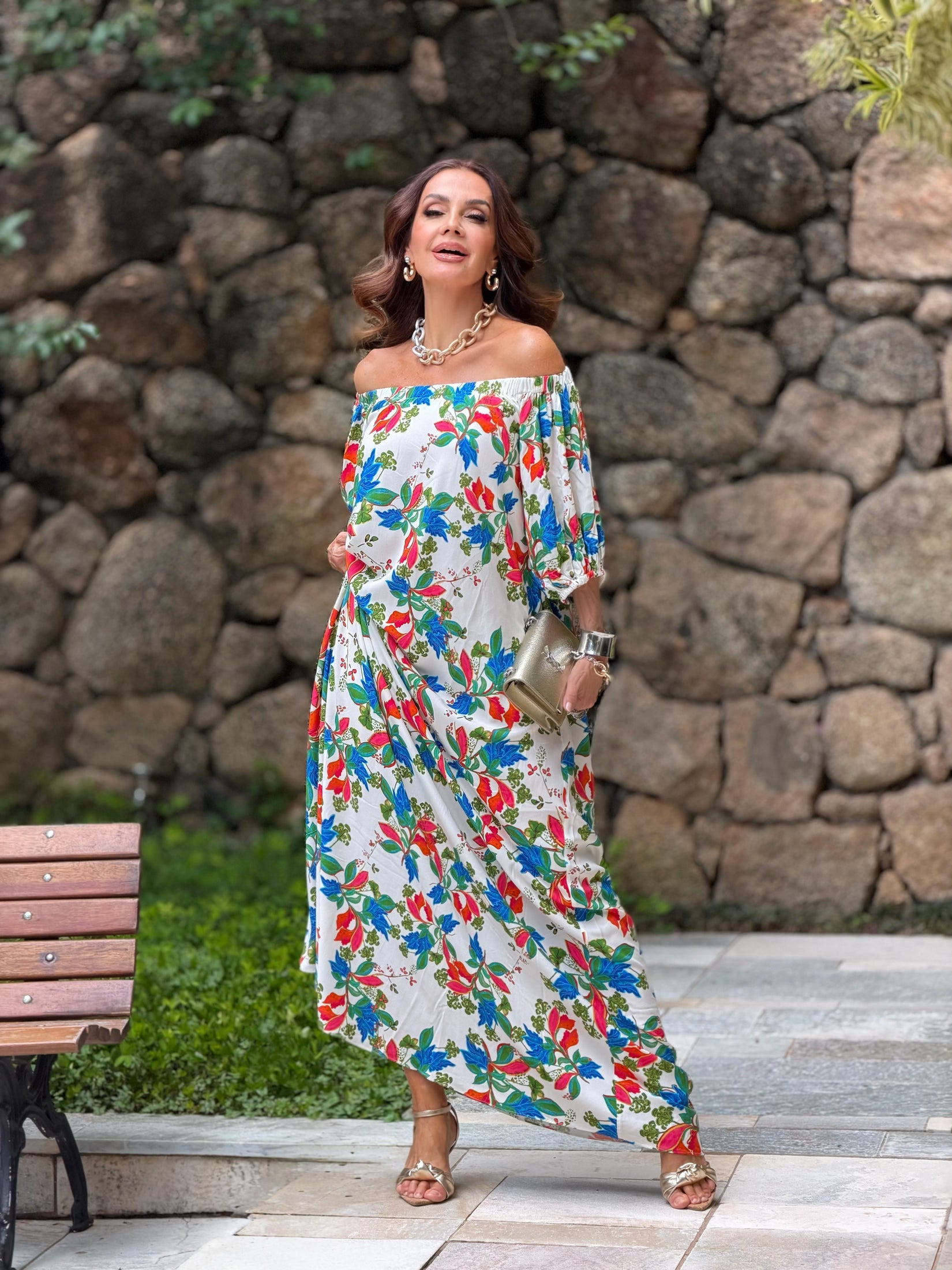 Kleid Garden – Stoffdetail