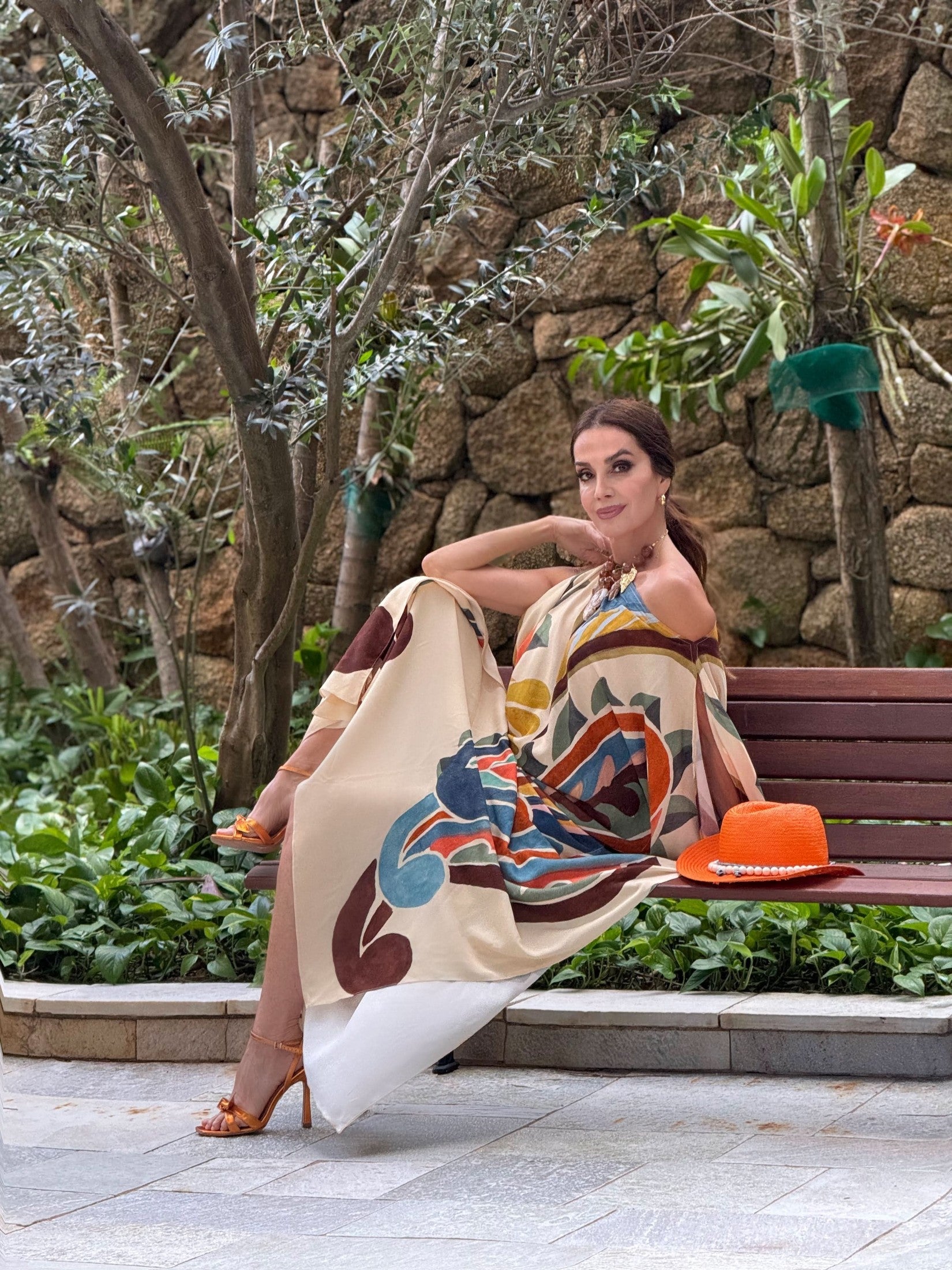 Kaftan-Kleid Savannah – Look 3