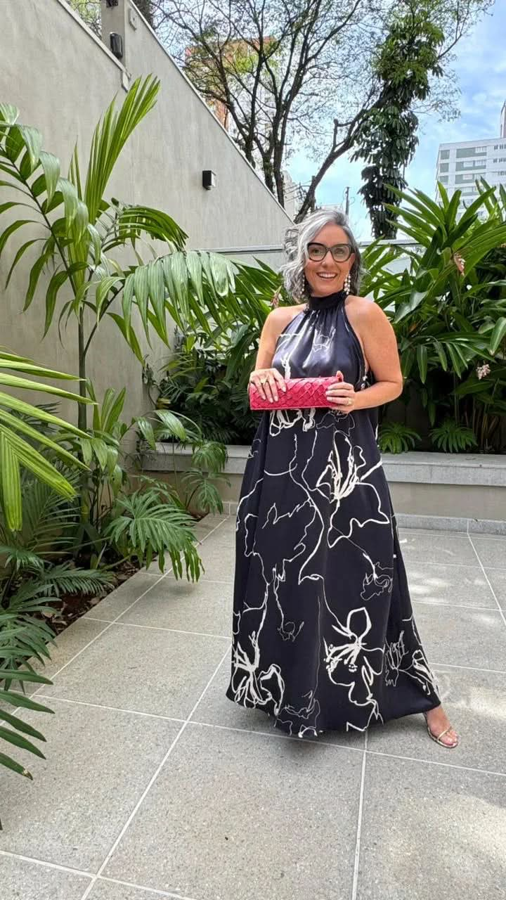 Schleifenkleid Sakura – Look im Garten