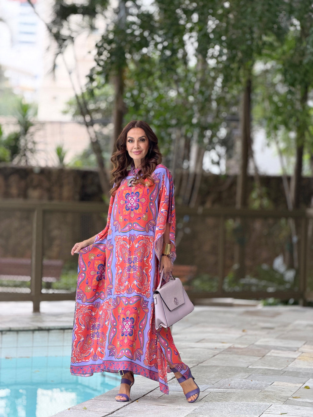 Kaftan-Kleid Jaipur – Look komplett