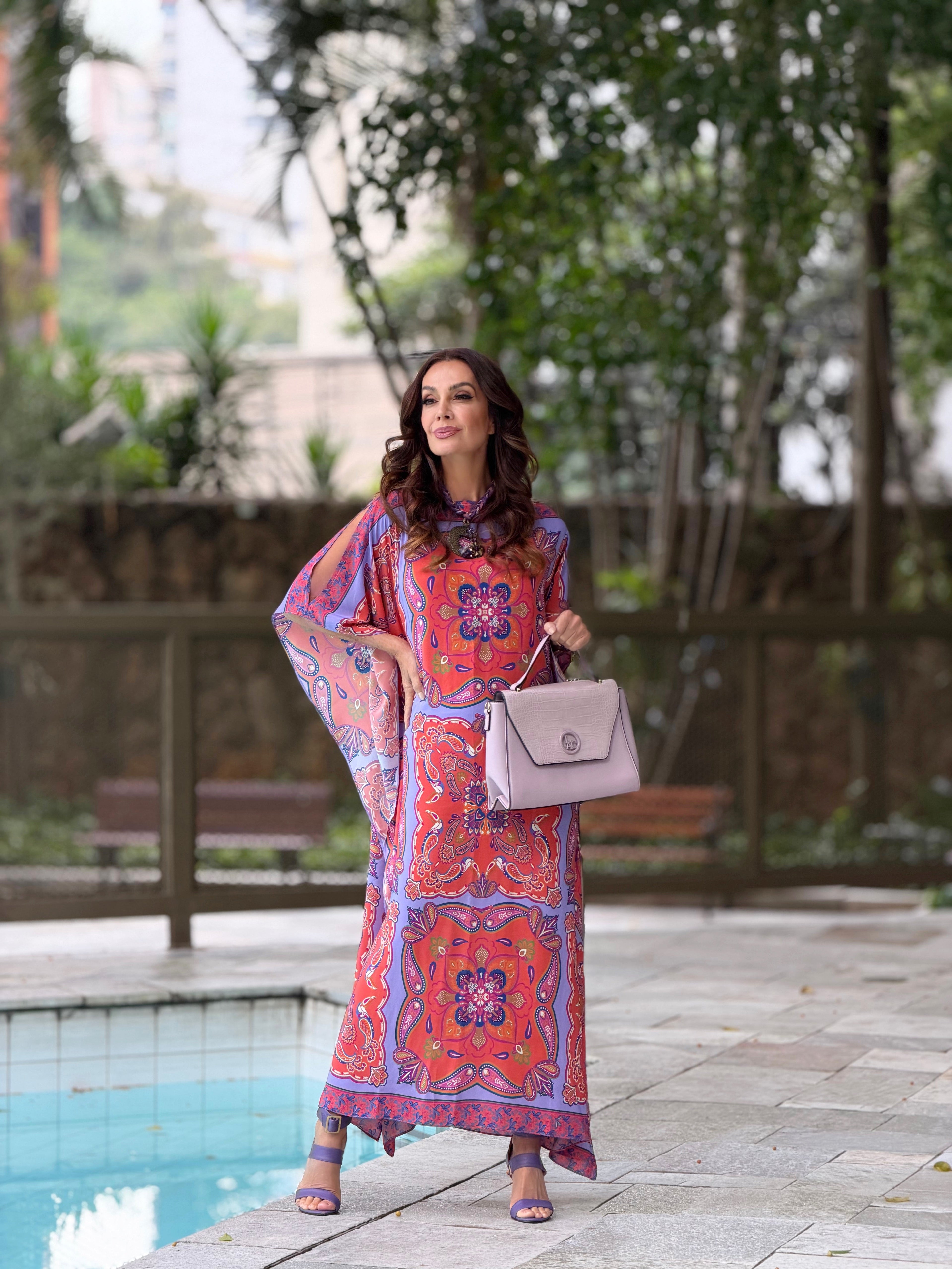 Kaftan-Kleid Jaipur – Vorderansicht