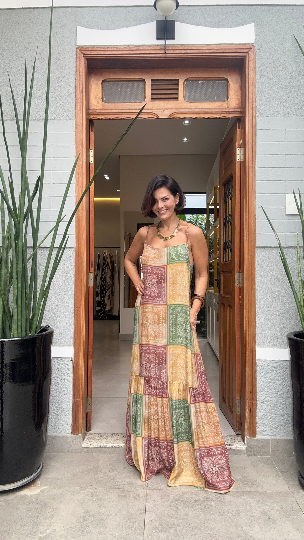 Kleid Nairobi Patchwork – Look 2