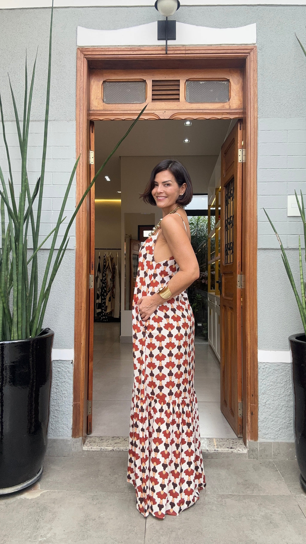 Kleid Nairobi Fransen – Look 2