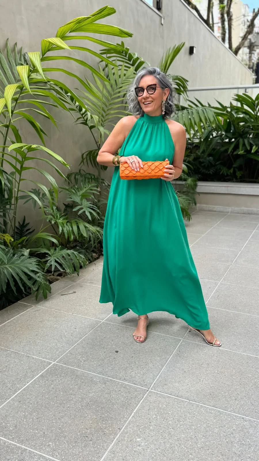 Schleifenkleid Jadegrün – Look elegant