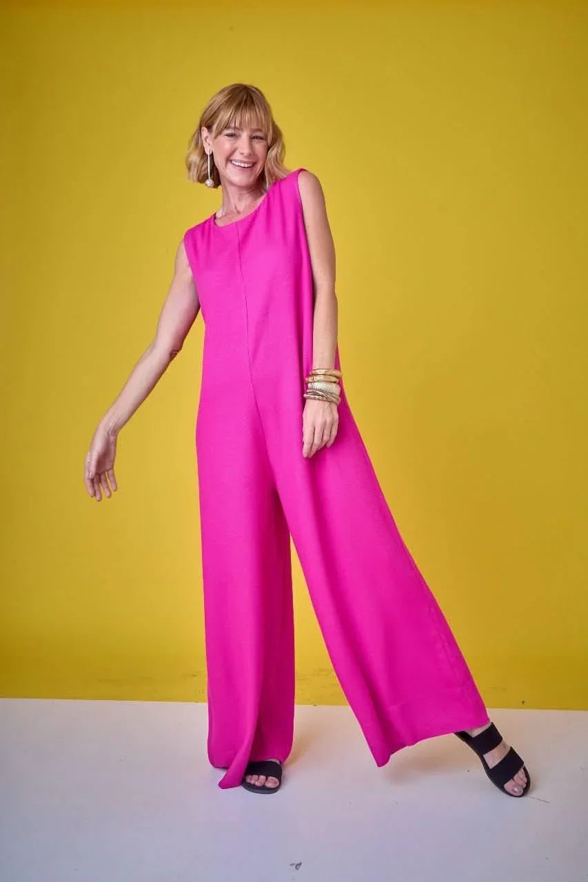 Overall Garavani Pink – Weite Beine