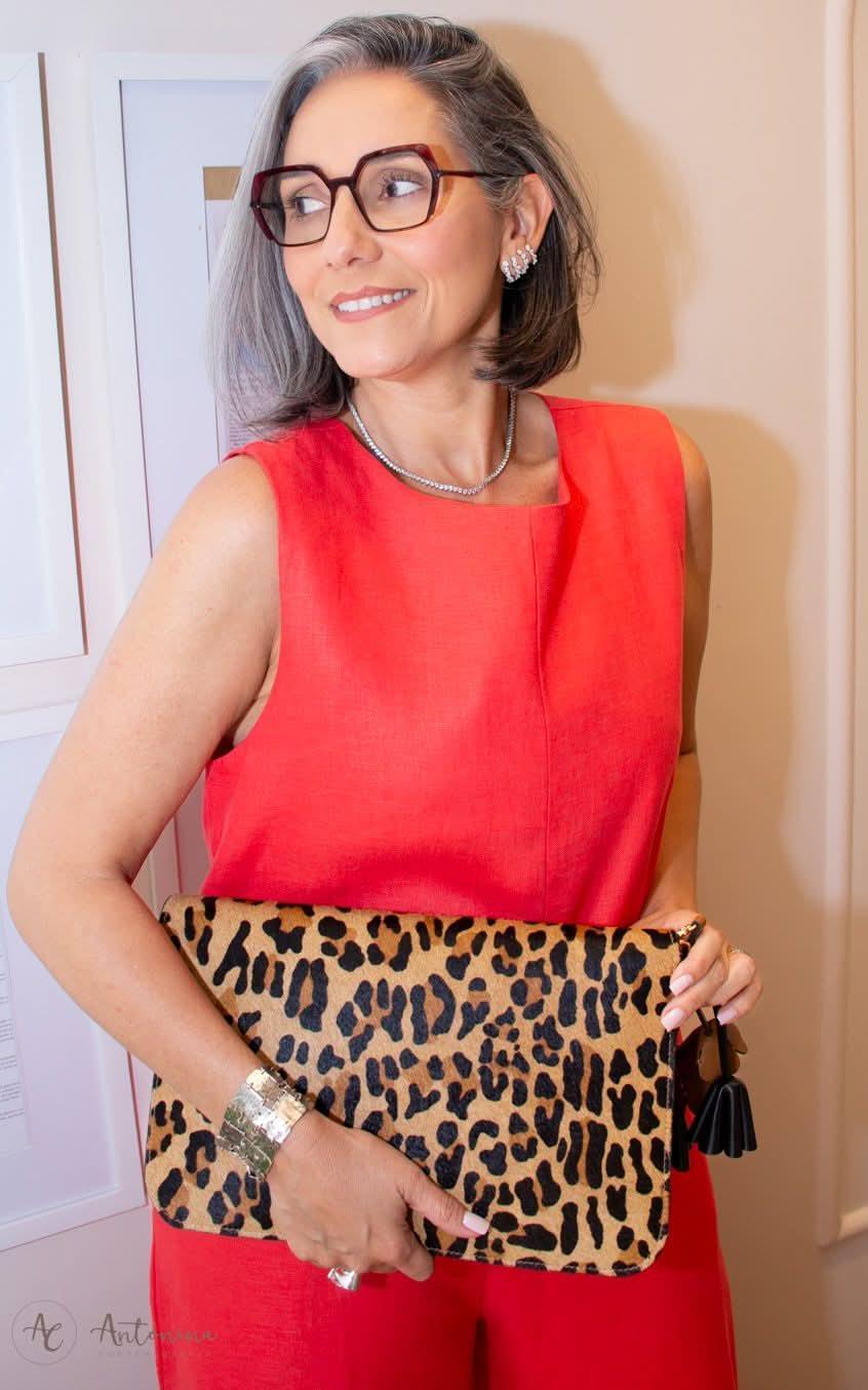 Overall Leinen Rot – Eleganter Look