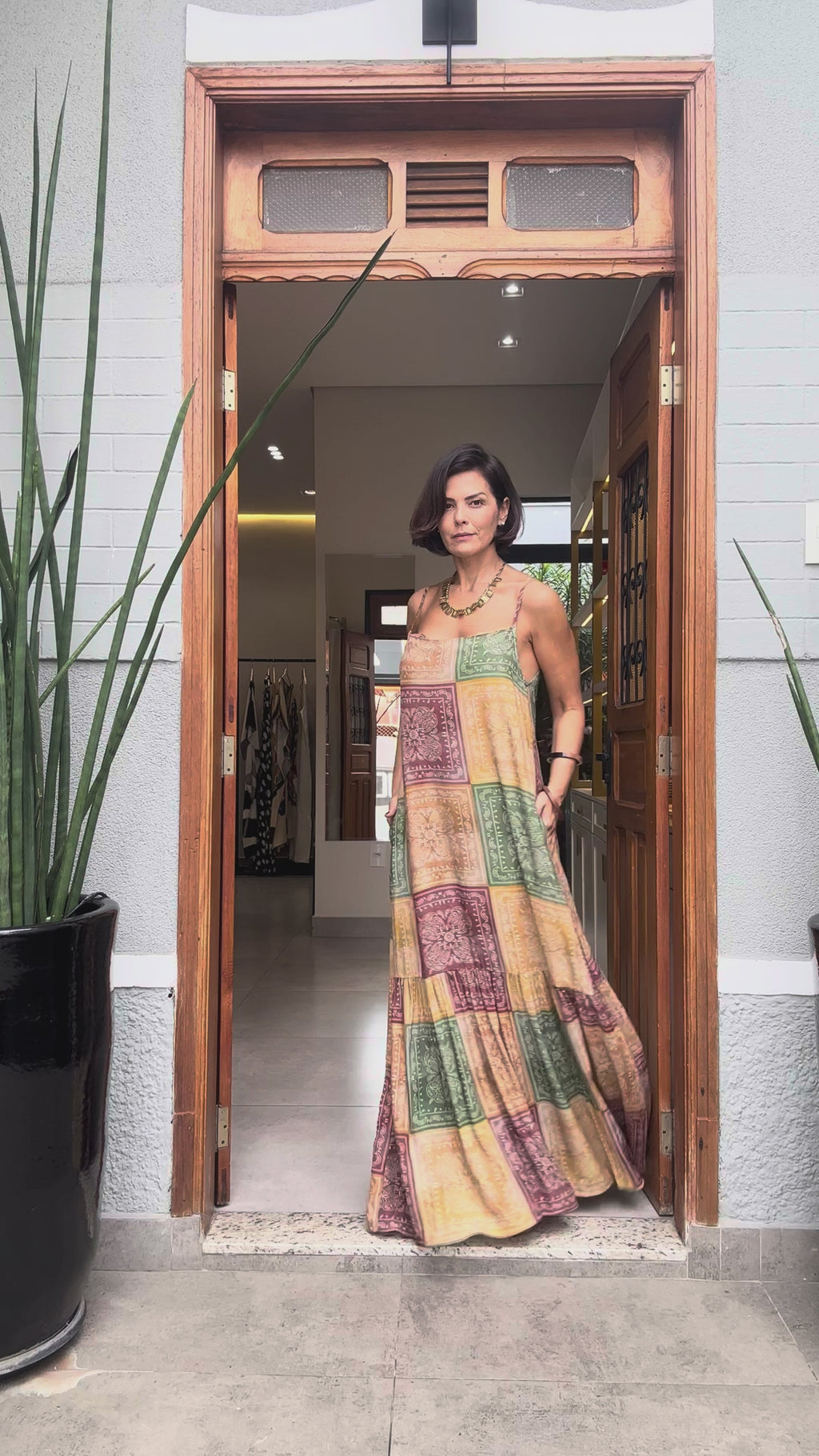 Kleid Nairobi Patchwork