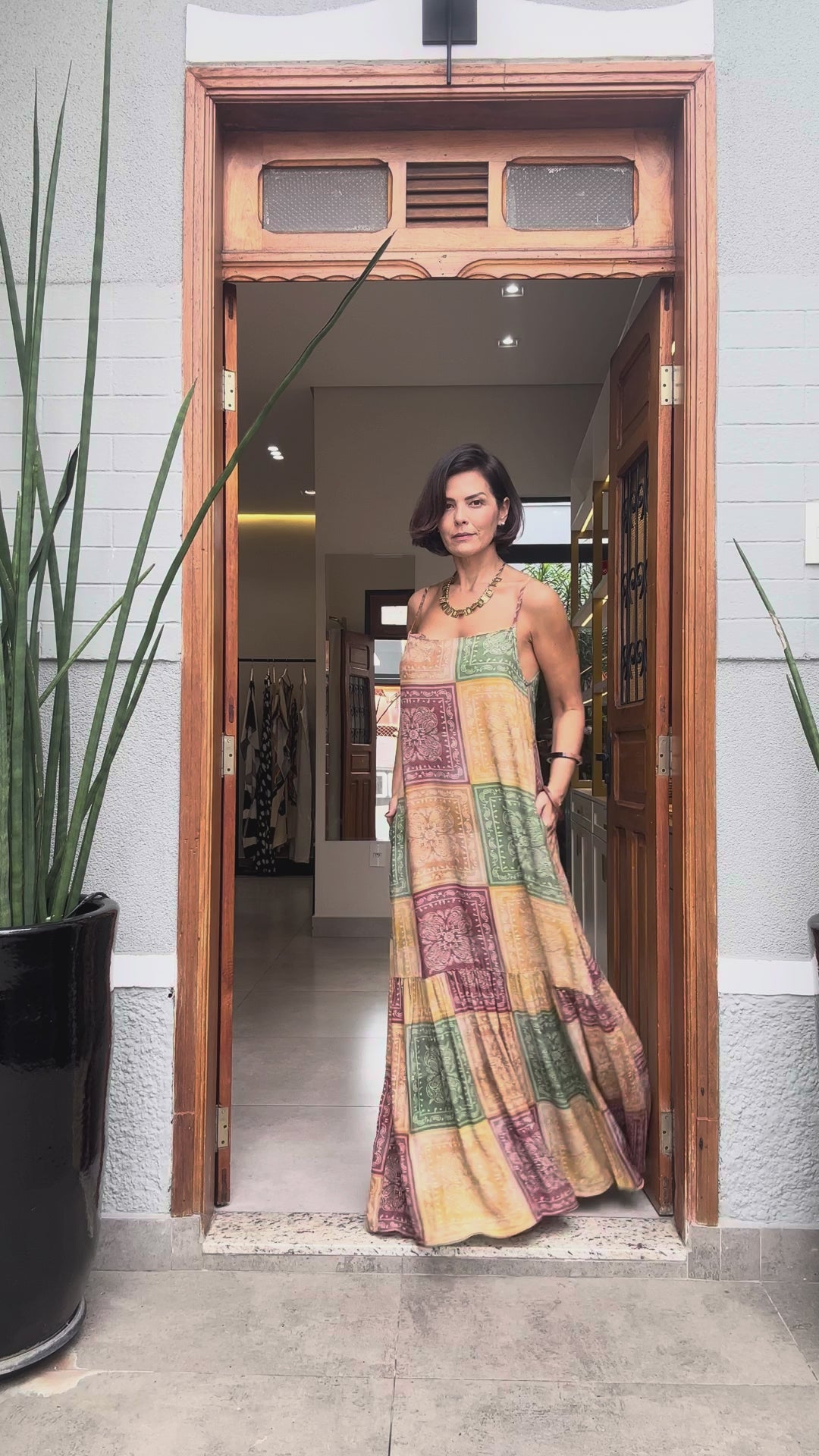 Kleid Nairobi Patchwork