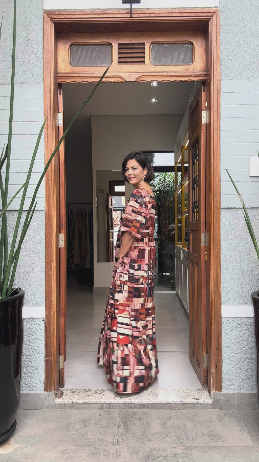 Kleid Camila Detroit Print
