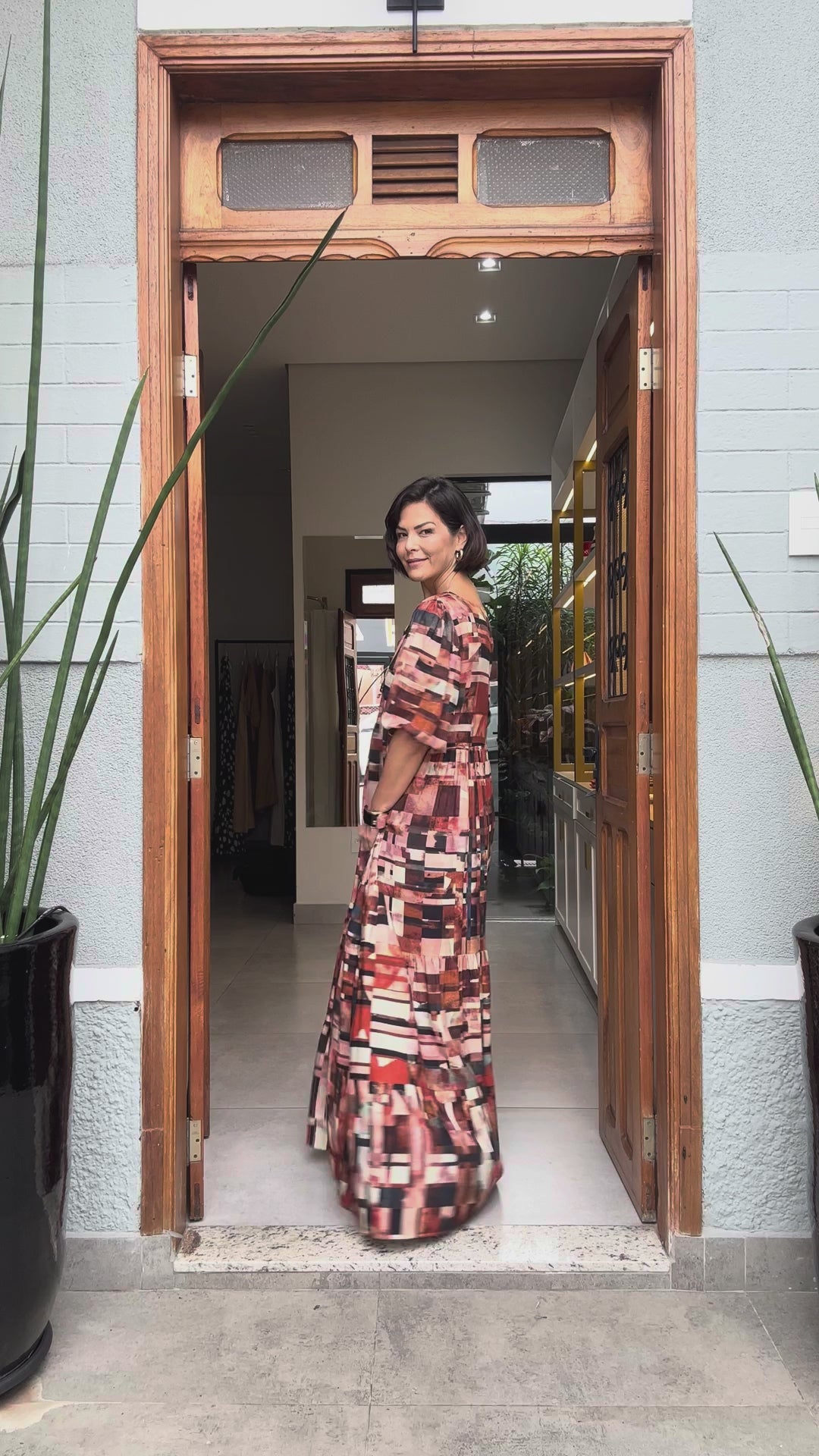Kleid Camila Detroit Print