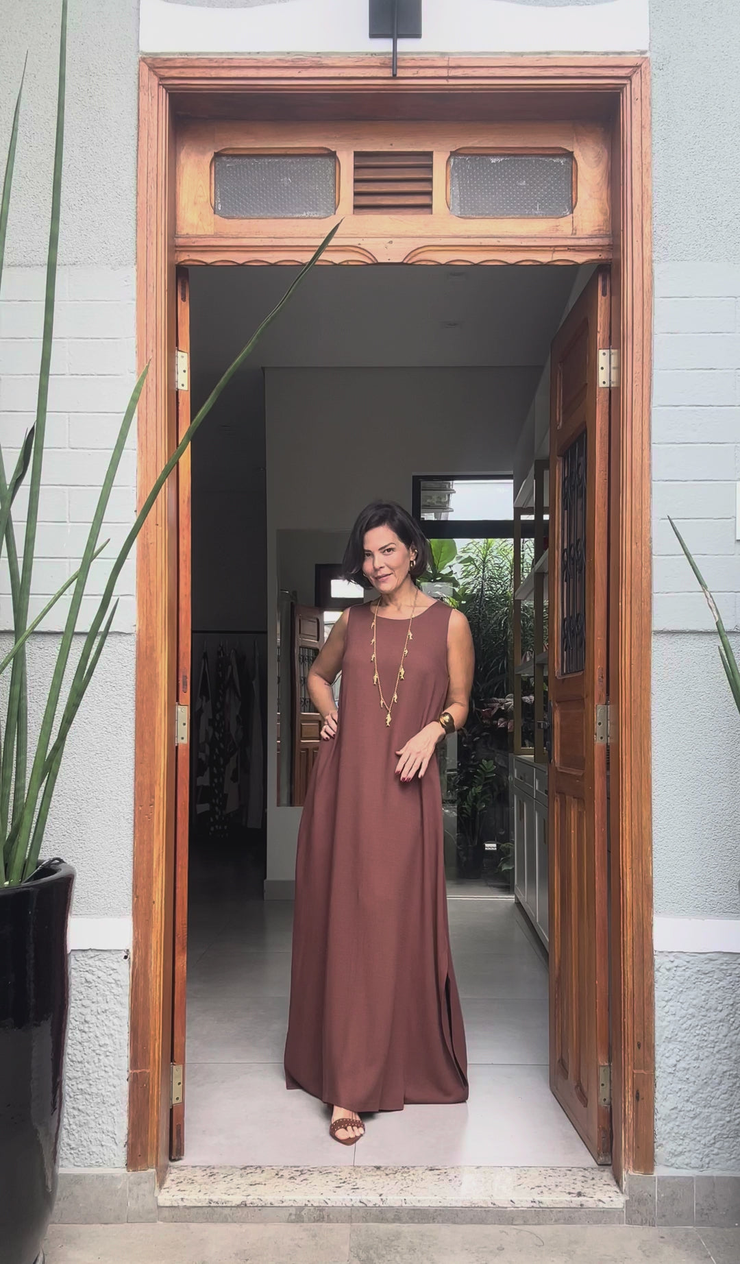 Kleid Bahia Cacao